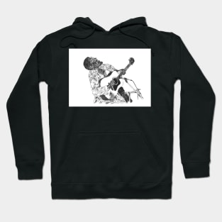 Richie Havens Original Hand Drawn Ink Artwork Hoodie